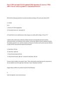 Pass CCRN test bank EXAM &lpar;updated 2026&rpar; Questions & Answers &vert; With 100&percnt; Correct Answers graded A&plus; Guaranteed Success&excl;&excl;&NewLine;