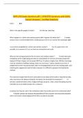 ASPE CPD Study Questions AH &vert; UPDATED Questions with 100&percnt;&NewLine;Correct Answers &vert; Verified Solutions