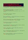 CSCP Exam Questions and Answers 100&percnt; Solved Correctly