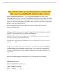 AWS Certified Solutions Architect Associate Exam &vert; Questions with&NewLine;100&percnt; Correct Answers 2025&sol;2026 UPDATE &vert; Verified Solutions