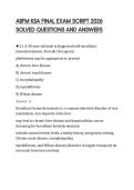 ABFM KSA FINAL EXAM SCRIPT 2026&NewLine;SOLVED QUESTIONS AND ANSWERS