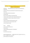 AWS Exam &vert; Questions with 100&percnt; Correct Answers 2025&sol;2026&NewLine;UPDATE &vert; Verified Solutions
