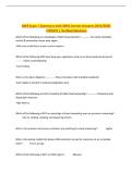 AWS Exam &vert; Questions with 100&percnt; Correct Answers 2025&sol;2026&NewLine;UPDATE &vert; Verified Solutions&NewLine;