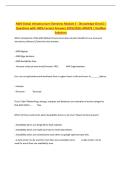 AWS Global Infrastructure Overview Module 3 - &lbrack;Knowledge Check&rsqb; &vert;&NewLine;Questions with 100&percnt; Correct Answers 2025&sol;2026 UPDATE &vert; Verified&NewLine;Solutions