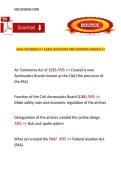 AAAE CM Module 1 Exam &ndash; Questions and Answers &lpar;A&plus; Grade&rpar;