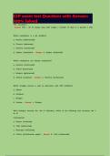 CSP exam test Questions with Answers 100&percnt; Solved