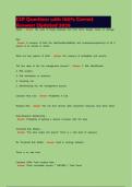 CSP Questions with 100&percnt; Correct Answers Updated 2026