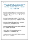 MPOETC ACT 120 CERTIFICATION EXAM PREP&NewLine;2026 ALL QUESTIONS AND CORRECT&NewLine;DETAILED ANSWERS ALREADY A GRADED&NewLine;&vert;NEW AND REVISED