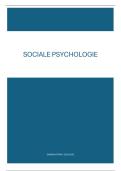 Samenvatting Sociale Psychologie &vert; Universiteit Gent &vert; 2025&sol;26
