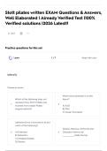 Stott pilates written EXAM Questions & Answers&comma; Well Elaborated &vert; Already Verified Test &vert;100&percnt; Verified solutions &vert;2026 Latest&excl;&excl;
