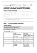 Samenvatting MBO Kok Horeca 2026 &plus; 20 Oefenvragen - HACCP Voedselveiligheid Bereidingstechnieken 14 Allergenen Menukennis Voedingsleer Drankenkennis 25&plus; Pagina's