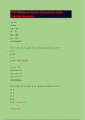 CSP Midterm Exam Questions with Correct Answers