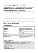 Samenvatting Pedagogiek HBO UITGEBREID 2026 &plus; 25 Oefenvragen - Baumrind Bowlby Ainsworth Bronfenbrenner Vygotsky Piaget Erikson Meldcode Jeugdwet Kindermishandeling 30&plus; Pagina's