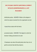 GB 370 EXAM 3 GENTRY QUESTIONS & CORRECT &NewLine;DETAILED ANSWERS&lpar;GRADED A&plus;&rpar; JUST &NewLine;RELEASED&excl;&excl;