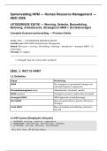 Samenvatting HRM Human Resource Management HBO UITGEBREID 2026 &plus; 25 Oefenvragen - Ulrich Werving Selectie STAR Beoordeling Beloning Herzberg Vroom Arbeidsrecht OR Employer Branding 35&plus; Pagina's