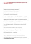 NPLEX 1 Exam Questions and Answers &lpar;Verified Answers&rpar; Updated &lpar;Actual Exam&rpar; LATEST VERSION&excl;&excl;&NewLine;