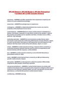 SPE 563 Module 4&comma; SPE 563 Module 3&comma; SPE 56e Philosophical Foundation &lpar;M1-2&rpar; With Complete Solutions