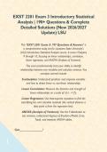 EXST 2201 Exam 3 & Final Exam&colon; Introductory Statistical Analysis BUNDLE &vert; 190&plus; Questions & Complete Detailed Solutions &lpar;New 2026&sol;2027 Update&rpar; LSU