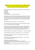 RNFA Course 1 Exam with all Correct & 100&percnt; Verified Answers &vert;Latest Version &vert;Guaranteed to Pass