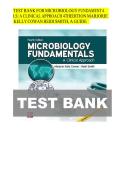 TEST BANK OF MICROBIOLOGY 4TH EDITION