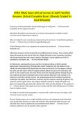 RNFA FINAL Exam with all Correct & 100&percnt; Verified Answers &vert;Actual Complete Exam &vert;Already Graded A&plus; &lpar;Just Released&rpar;