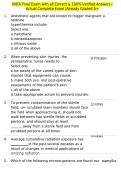 RNFA Final Exam with all Correct & 100&percnt; Verified Answers &vert;Actual Complete Exam &vert;Already Graded A&plus;