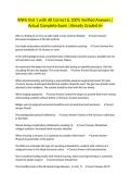 RNFA Test 1 with All Correct & 100&percnt; Verified Answers &vert;Actual Complete Exam &vert;Already Graded A&plus;