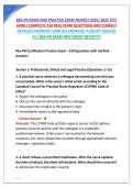 REX-PN EXAM AND PRACTICE EXAM NEWEST 2025&sol; 2026 TEST BANK&vert; COMPLETE 150 REAL EXAM 