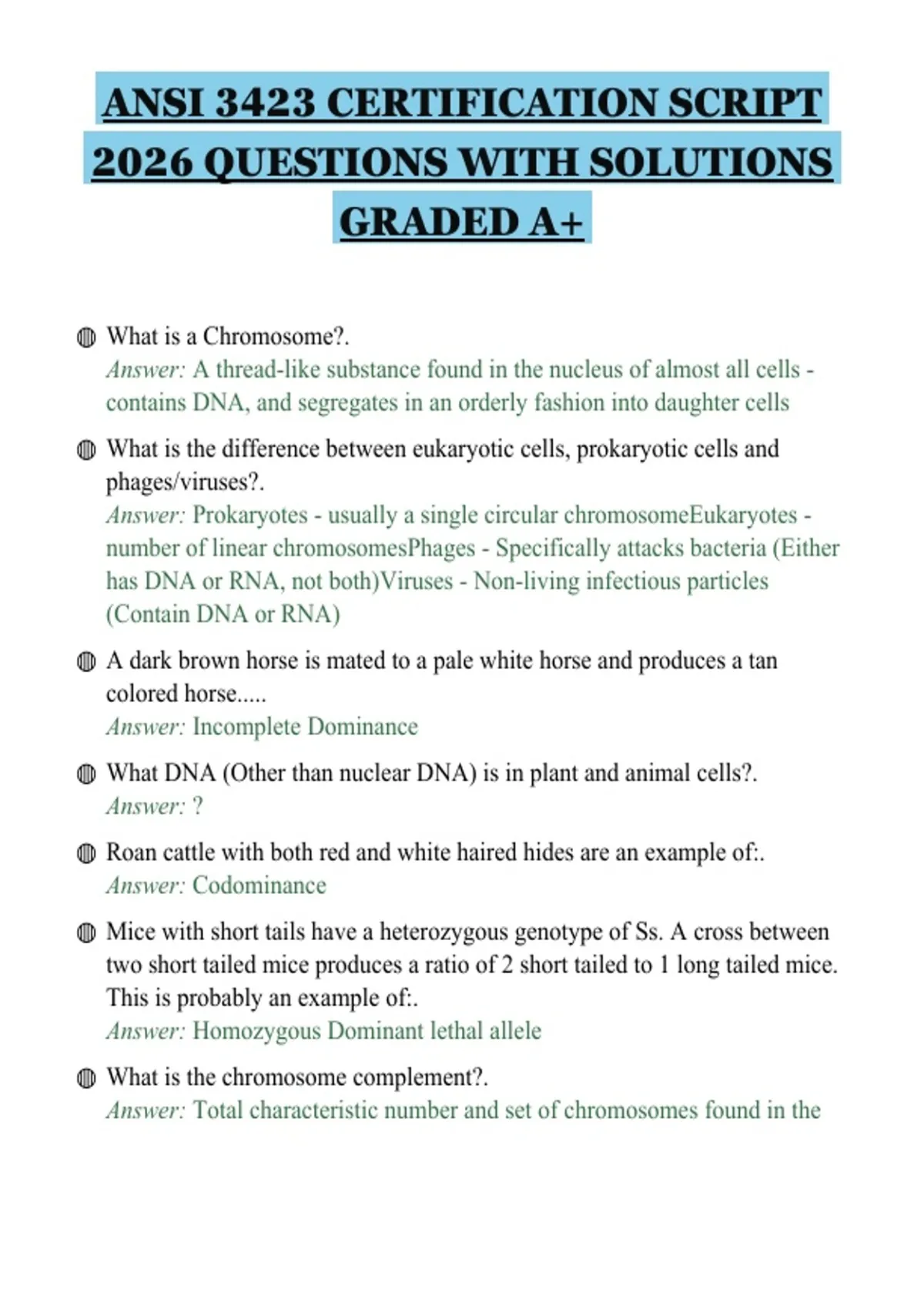 ANSI 3423 CERTIFICATION SCRIPT 2026 QUESTIONS WITH SOLUTIONS GRADED A+ ...