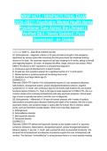 NRNP 6675 &sol; NRNP6675 FINAL EXAM 2026-2027 &vert; Psychiatric Mental Health Nurse Practitioner Care Across the Lifespan I &vert; Verified Q&A &vert; Newly Updated &vert; Pass Guaranteed - A&plus; Graded