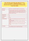 2026 COPE Health Scholar Written Test Final Exam &vert; Versions A & B &vert; 197 Questions & Rationales &vert; Already Graded A&plus;
