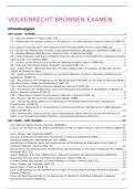Uitwerking alle Key arresten Volkenrecht Examen &vert; UA &vert; 