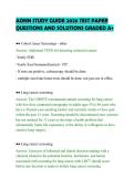 AONN STUDY GUIDE 2026 TEST PAPER&NewLine;QUESTIONS AND SOLUTIONS GRADED A&plus;