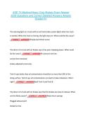 ASE T4 Medium&sol;Heavy Duty Brakes Exam Newest &NewLine;2026 Questions and Correct Detailed Answers Already &NewLine;Graded A&plus; 