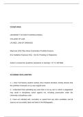 EXCELLENT LPL4802 EXAM GUIDELINES DUE 28 MAY 2026