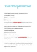 LMSW EXAM &lpar;618&628&rpar; EXAM NEWEST 2026 QUESTIONS &NewLine;and CORRECT DETAILED ANSWERS ALREADY GRADED &NewLine;A&plus; 