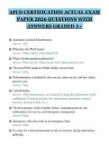 APCO CERTIFICATION ACTUAL EXAM&NewLine;PAPER 2026 QUESTIONS WITH&NewLine;ANSWERS GRADED A&plus;