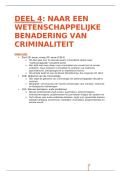 SAMENVATTING DEEL 4 &lpar;H10-H11&rpar; &vert; Criminaliteit en straf in historisch perspectief &vert; Criminologie - UGent &vert; JAAR 1 - SEM 2