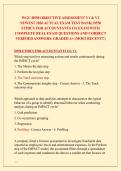 WGU D550 OBJECTIVE ASSESSMENT V1 & V2 &NewLine;NEWEST 2026 ACTUAL EXAM TEST BANK&vert; D550 &NewLine;ETHICS FOR ACCOUNTANTS OA EXAM WITH &NewLine;COMPLETE REAL EXAM QUESTIONS AND CORRECT &NewLine;VERIFIED ANSWERS&sol; ALREADY GRADED A&plus; &lpar;MOST RECENT&excl;&excl;&rpar; 