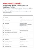 Pathophysiology Quiz 1 Questions and Answers&comma; Exam-Ready Study Guide &lpar;2026 Updated&rpar;&period;pdf&NewLine;&NewLine;