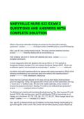NURS 623 Exam 2 Practice Questions and Study Guide
