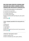 &NewLine;New York Crane Operator Licensing Exam &ndash; Questions and Correct Answers