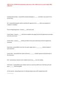 NFPA 24 Test &lpar;TFM10&rpar; Exam Questions and answers with verified Answers &lpar;Latest Update 2026&rpar; UPDATE&excl;&excl;&NewLine;
