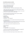 Peds CCRN Review Questions &lpar;from AACN&rpar; Questions- &lpar;Exam Elaborations&rpar;&comma; &lpar;COMPLETES  questions with all correct answers&rpar; 