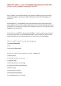 MHACBO - QMHA 1 Exam Newest 2026 Complete Questions &vert; With 100&percnt; Correct Answers graded A&plus; Guaranteed Success&excl;&excl;&NewLine;