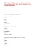 DRE Final Exam &vert;&vert; 2026 &lpar;Actual Exam&rpar; Questions with verified Answers &vert; FREQUENTLY MOST TESTED QUESTIONS AND VERIFIED SOLUTIONS &commat; 2026&NewLine;
