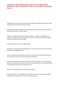 Nightingale College Pathophysiology Midterm EXAM &lpar;updated 2026&rpar; Questions & Answers &vert; With 100&percnt; Correct Answers graded A&plus; Guaranteed Success&excl;&excl;&NewLine;
