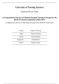 MED-SURG HESI PN Final Exam &ndash; Medical-Surgical Nursing 2026&sol;2027 &ndash; 60 Questions and Correct Answers