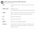CMMC Cybersecurity Maturity Model Certification &sol; score 100&percnt; &sol; 2025 update &sol; CMMC exam prep study guide