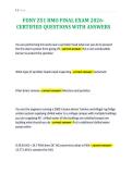 FDNY Z51 RMO FINAL EXAM 2026-&NewLine;CERTIFIED QUESTIONS WITH ANSWERS&NewLine;
